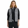 Polo Ralph Lauren RLX Ralph Lauren Techy Terry Black Gingham Womens Golf Vest -Golf Clubs Sales Store 25008 BLACKGINGHAM