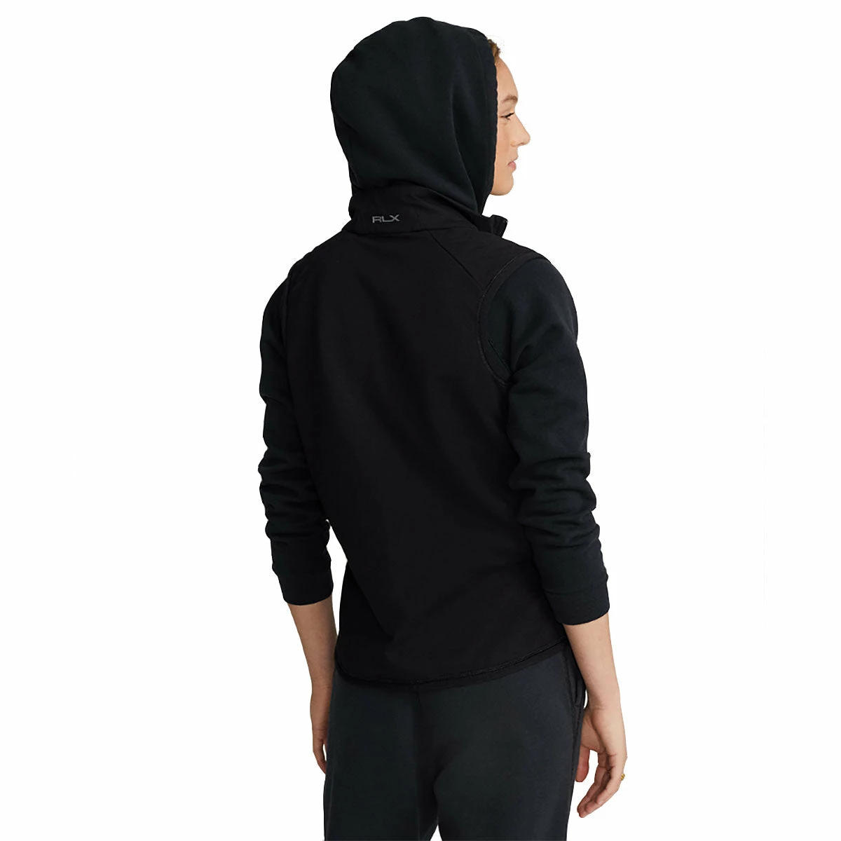 Polo Ralph Lauren RLX Ralph Lauren Techy Terry Black Gingham Womens Golf Vest 4 Polo Ralph Lauren RLX Ralph Lauren Techy Terry Black Gingham Womens Golf Vest - Image 2