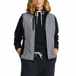 Polo Ralph Lauren RLX Ralph Lauren Techy Terry Black Gingham Womens Golf Vest 7 Polo Ralph Lauren RLX Ralph Lauren Techy Terry Black Gingham Womens Golf Vest -Golf Clubs Sales Store 25008 BLACKGINGHAM 2