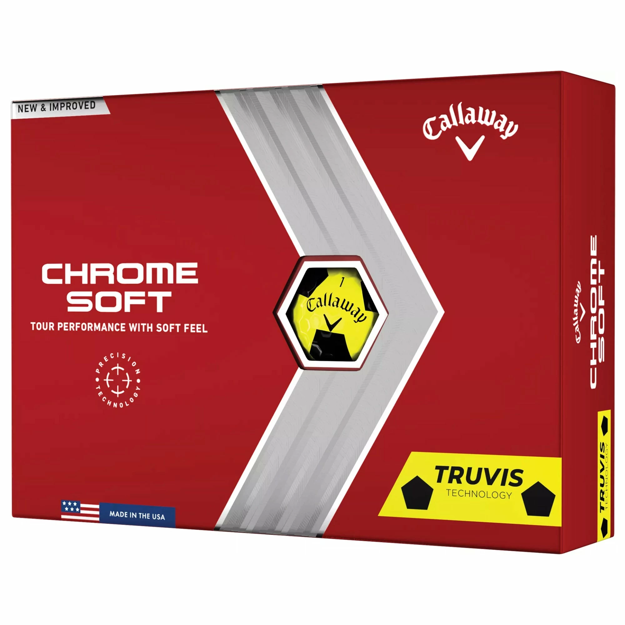 Callaway Chrome Soft Truvis Golf Balls - Dozen 6 Callaway Chrome Soft Truvis Golf Balls - Dozen - Image 4