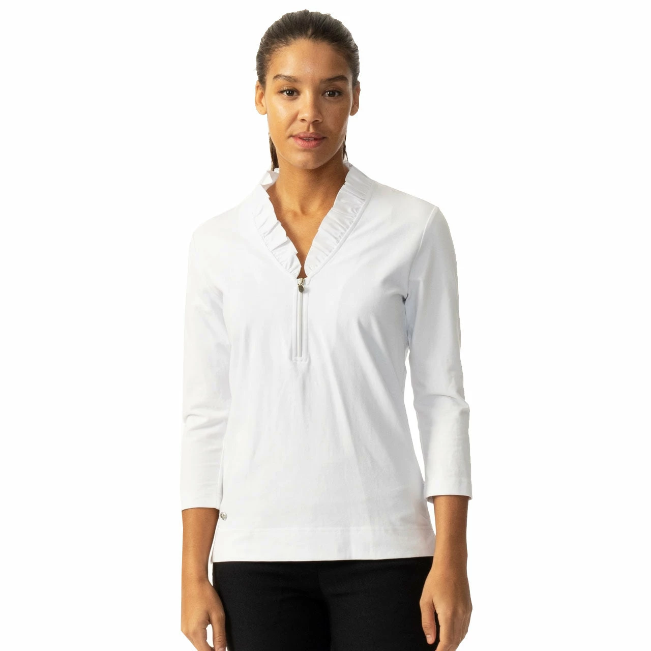 Daily Sports Patrice Womens 3/4 Sleeve Golf Polo 5 Daily Sports Patrice Womens 3/4 Sleeve Golf Polo - Image 3