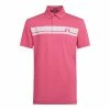 J.Lindeberg J. Lindeberg Clark Relaxed Fit Hot Pink Mens Golf Polo -Golf Clubs Sales Store 26199 HOTPINKS166 2fdeb479 16aa 4029 8eb1 c53561783d67