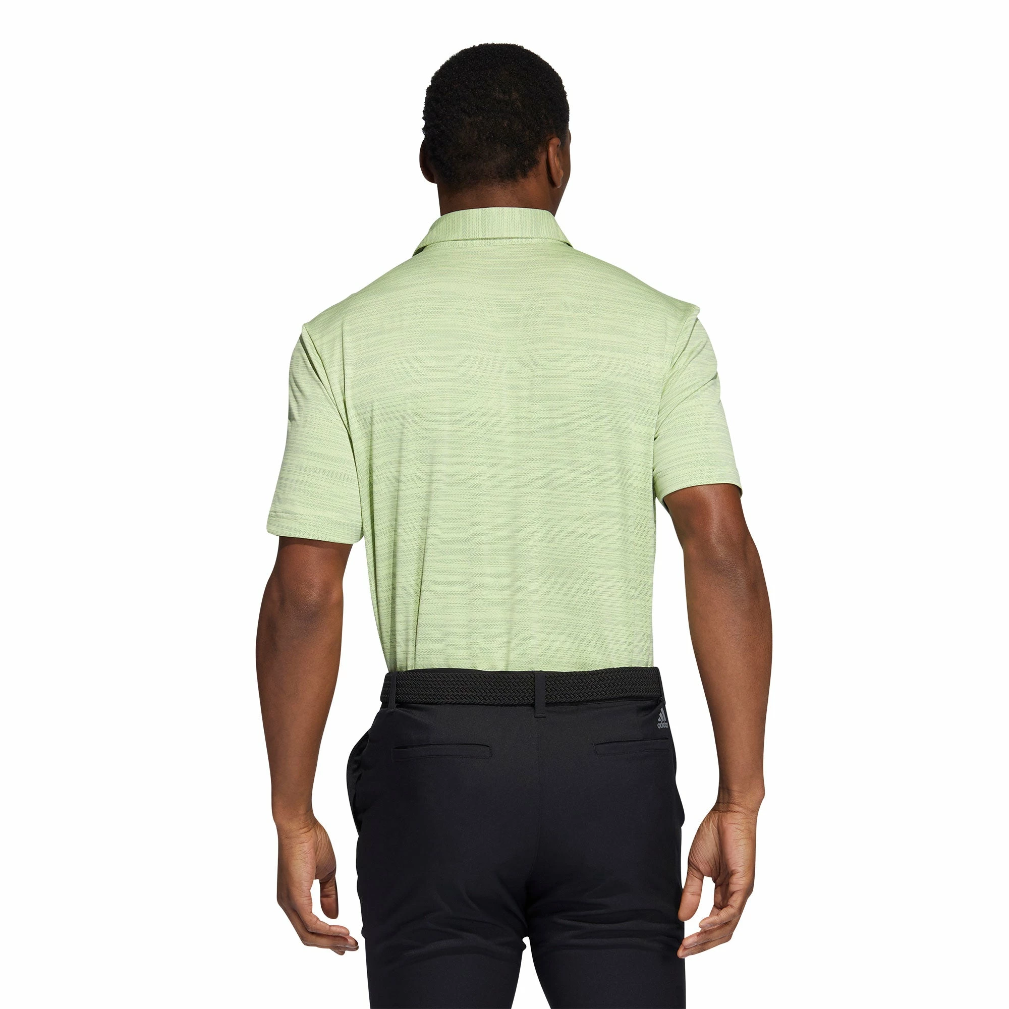 Adidas Golf Adidas Space-Dyed Striped Mens Golf Polo 8 Adidas Golf Adidas Space-Dyed Striped Mens Golf Polo - Image 6
