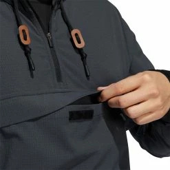 Adidas Golf Adidas Adicross Anorak Carbon Mens Golf 1/2 Zip -Golf Clubs Sales Store 26942 CARBON 2