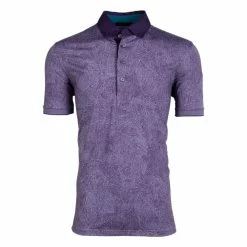 Greyson Fight Or Flight Dewberry Mens Golf Polo