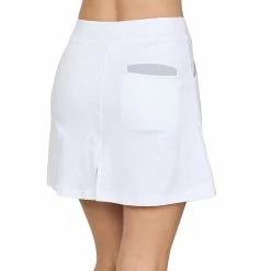 Sofibella 17 In UV Staples Womens Golf Skort -Golf Clubs Sales Store 28039 WHITE 1