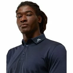 J.Lindeberg J. Lindeberg Tour Tech Mens Long Sleeve Golf Polo 11 J.Lindeberg J. Lindeberg Tour Tech Mens Long Sleeve Golf Polo -Golf Clubs Sales Store 30678 NAVYMEL6881 2