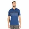 TravisMathew Late Checkout Estate Blue Mens Golf Polo -Golf Clubs Sales Store 30737 ESTATEBLU4EBL