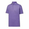 FootJoy Tossed Tulips Mens Golf Polo -Golf Clubs Sales Store 31223 VIOLETWHITE 7228d945 ebce 4179 9747 f2d1fa432aee