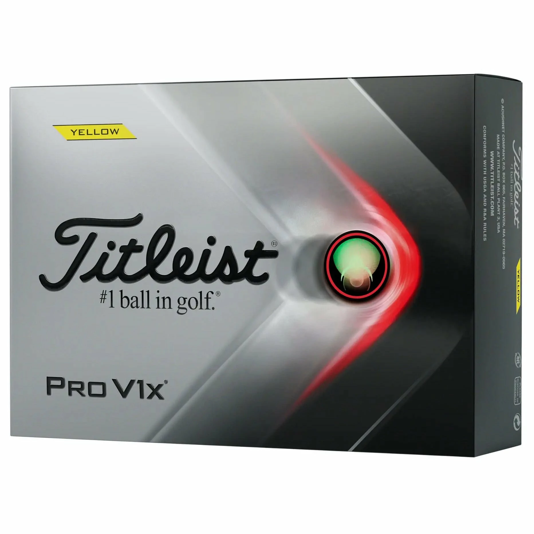 Titleist Pro V1x Yellow Golf Balls - Dozen 3 Titleist Pro V1x Yellow Golf Balls - Dozen