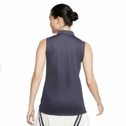 Nike Golf Nike Dri Fit Solid Womens Sleeveless Golf Polo -Golf Clubs Sales Store 884873 015GRIDIRON 1