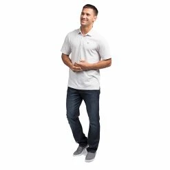 TravisMathew Classy Mens Golf Polo 32 TravisMathew Classy Mens Golf Polo -Golf Clubs Sales Store CLASSY HEATHERWHITE 3