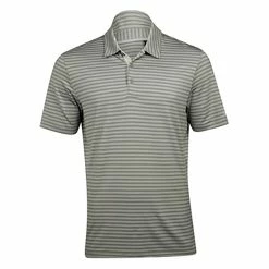 Adidas Golf Adidas Ultimate 2-Color Stripe Mens Golf Polo