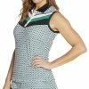 GGBlue Sonia Womens Sleeveless Golf Polo -Golf Clubs Sales Store E1064 3864KIT