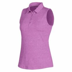 Under Armour Zinger 2.0 Heathered Womens Sleeveless Golf Polo 24 Under Armour Zinger 2.0 Heathered Womens Sleeveless Golf Polo -Golf Clubs Sales Store UW0468 EXOTICBLM614T