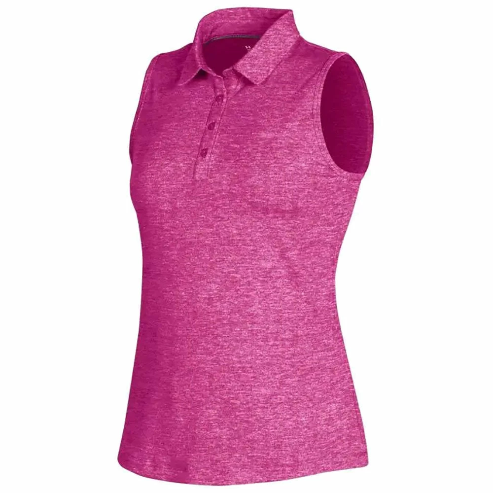 Under Armour Zinger 2.0 Heathered Womens Sleeveless Golf Polo 11 Under Armour Zinger 2.0 Heathered Womens Sleeveless Golf Polo - Image 9