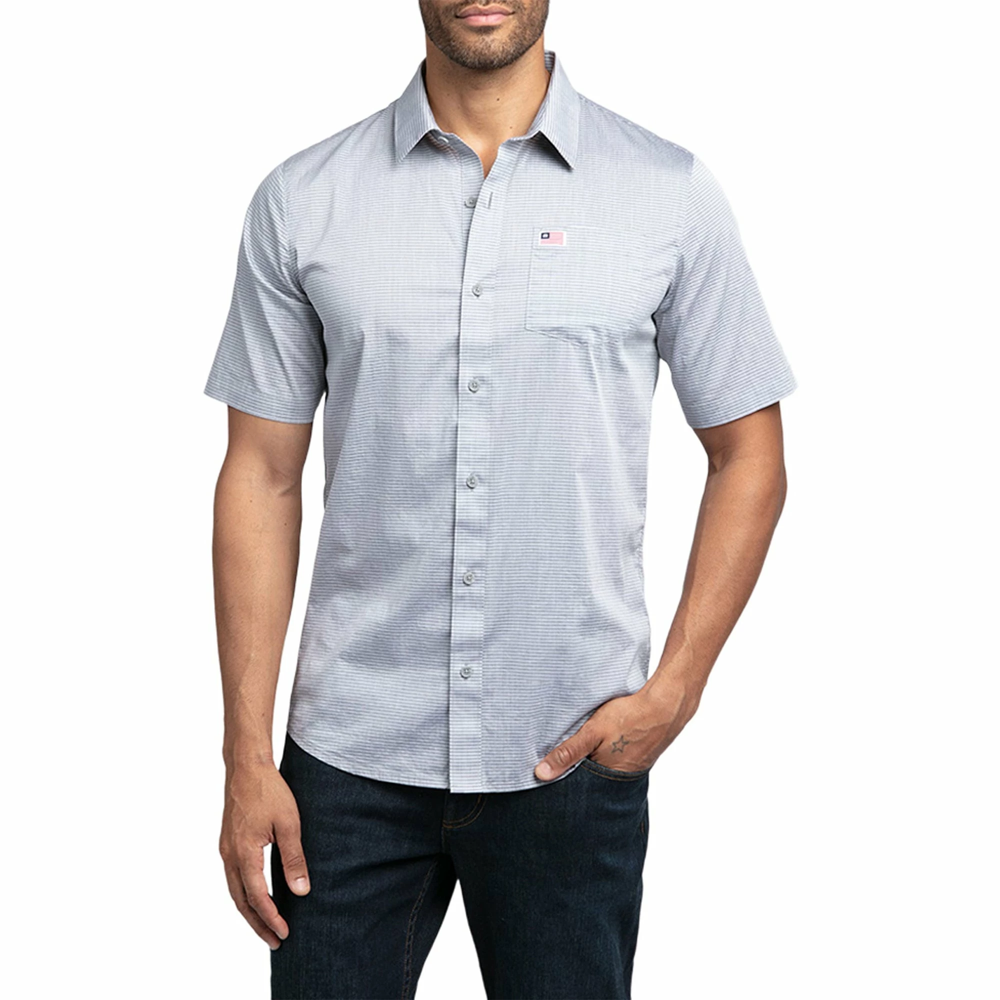 TravisMathew White Buffalo Mens Short Sleeve Golf Shirt 3 TravisMathew White Buffalo Mens Short Sleeve Golf Shirt